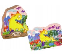 Puzzle Dinosaure Volcan 48 pièces