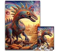 Puzzle Dinosaures Anciens 1000 Pièces pour Adultes Puzzles Défiants Cadeau pour Hommes et Femmes, Quotidien et Occasions Spéciales 50x75cm/19,68x29,52 Pouces