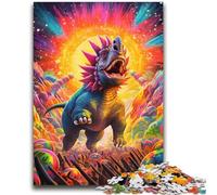 Puzzle Dinosaures Anciens pour Adultes 1000 Pièces, Jeu Éducatif Difficile à Réaliser, mais Amusant Et Humoristique pour Un Anniversaire (38x52cm)