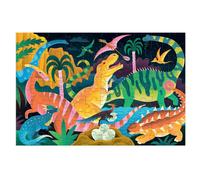 Puzzle - Dinosaures Glow In The Dark 100 Pièces Multicolor TU