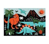 Puzzle - Dinosaures Glow In The Dark 100 Pièces Multicolor TU
