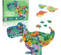 Puzzle Dinosaures pour Enfants, Puzzles Animaux Enfant De 295 Pièces Jouet Puzzles pour Enfant Jouet éducatif Enfant Meilleur Cadeau pour Les Enfants De 3 4 5 6 7 8 9 10 Ans