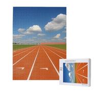 Puzzle d'intelligence en bois de 38 x 52 cm, puzzle imprimé de compétition sportive de 500 pièces (boîte) pour adultes, décoration de la maison
