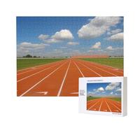 Puzzle d'intelligence en bois de 52 x 38 cm, puzzle imprimé de compétition sportive de 500 pièces (boîte) pour adultes, décoration de la maison