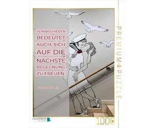 Puzzle · Dire au Revoir | Une nouvelle rencontre · 1000 pièces · Format assemblé 64 × 48 cm · CALVENDO Puzzle