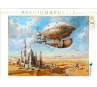 Puzzle · Dirigeables Steampunk | Arabie Atteinte · 1000 pièces · Format assemblé 64 × 48 cm · CALVENDO Puzzle