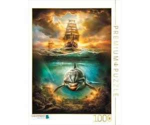 Puzzle · Dis 'Cheese' - ou 'Tintenfisch', J'aime Les Deux | 1000 pièces · Format assemblé 64 × 48 cm · CALVENDO Puzzle