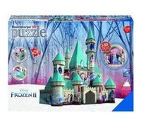 Puzzle disney 216 pieces 3d le chateau de la reine neige - elsa - olaf - anna - kristoff bjorgman - sven