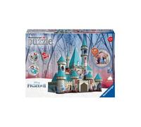 Puzzle Disney 216 Pieces 3D Le Chateau De La Reine Neige - Elsa - Olaf - Anna - Kristoff Bjorgman - Sven