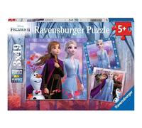 Ravensburger Puzzle enfant Le Voyage Commence Disney La Reine des Neiges 2 3x49 pièces Dès 5 ans
