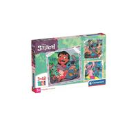 Puzzle disney stitch 3x48 pièces ? jeu éducatif enfant multicolore TU