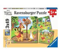 Puzzle disney winnie l'ourson 3x49 pcs