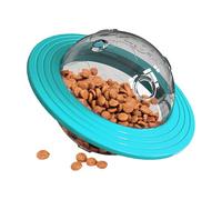 Puzzle Distributeur Balles De Friandises Chien Forme Soucoupe Volante, | Jouet Interactif Résistant à l'Usure pour Croquettes Aux Puissants, Repas Lents et Chiens Mâcheurs