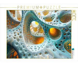 Puzzle · Diversité esthétique dans Les Formes organiques - fractales | 1000 pièces · Format assemblé 64 × 48 cm · CALVENDO Puzzle