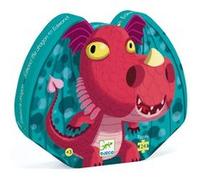 Puzzle Djeco Edmond le dragon 24 pièces Multicolore G