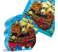 Puzzle - DJECO - Le Bateau de Pirates - 54 pièces - Enfant 5 ans