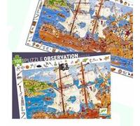 Puzzle Djeco Observation Le Bateau de Pirates 100 pcs 5 ans + G