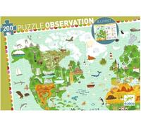 Puzzle Observation 200p Tour du monde multicolore G