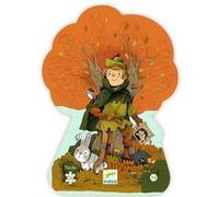 Puzzle Djeco Robin des bois 36 pièces Multicolore
