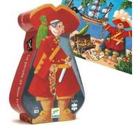 Puzzle Djeco silhouette Pirate 36 pieces Enfants garçons 4 ans + G