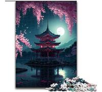 Puzzle Doberman Pinscher 1000 pièces en Bois, Casse-tête Stimulant pour Adolescents, idéal pour la décoration intérieure ou comme Cadeau (Taille 50x75cm)