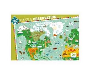 Puzzle d'Observation 200 pièces : Voyage autour du monde