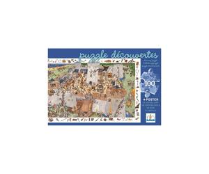 Puzzle d'Observation Château Fort - 100 Pièces pour Enfants à Partir de 5 Ans