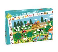 Djeco - 85616 - Puzzle Observation - La Ferme - 35 Pièces