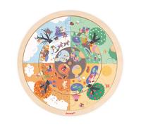 Puzzle d'Observation - JANOD - Cherche et Trouve Le Jardin - Jeu éducatif 2-en-1 - Bois FSC - 4 à 6 ans
