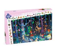 Djeco Puzzle d'observation La Forêt Enchantée 100 pièces
