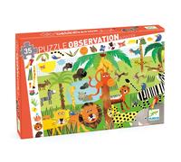 Djeco Puzzle d'observation Jungle (35 pièces)