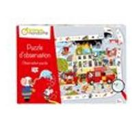 AC-Déco Puzzle d'observation PU022C – 76 pièces, poster inclus – 5 ans+, pompiers