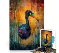 Puzzle Dodo Fantaisiste pour Adolescents 1000 Pièces Jeu Développant l'esprit Jeu Taille Uniforme Pièces Précises Activité Amusante en Famille Le Soir (50x75cm)