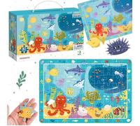 Puzzle - DODO - Puzzle Observation 80 Océan - 80 pièces - Multicolore - 45x37 cm