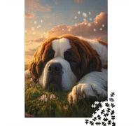 Puzzle Dogue du Tibet, Puzzle rectangulaire en Papier Amusant pour Enfants et Adultes à partir de 12 Ans, Cadeau d'anniversaire, 1000 pièces (75 x 50 cm)