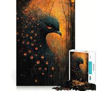 Puzzle d'oiseaux de la forêt Mystique pour Adultes, 1000 pièces, Jeu de Concentration et de détente, Bords serrés, Cadeau du Père Noël (38x26cm)