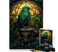 Puzzle d'oiseaux mythiques pour Adolescents, 1000 pièces, Jeu de logique Fine, Doux et Relaxant, Bords Nets, Cadeau de qualité supérieure (38x26cm)