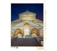 Puzzle · Dôme d'Amalfi de Nuit | La cathédrale d'Amalfi est l'une des plus belles cathédrales de… · 1000 pièces · Format assemblé 64 × 48 cm · CALVENDO Puzzle