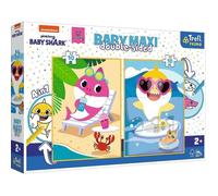 Puzzle double face 2x10 pièces Baby Maxi Happy Shark Day 4in1