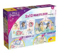 Puzzle Double Face Disney Princess Lisciani Maxi 2x12 Pièces