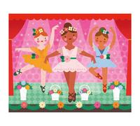 Puzzle Double Face Enfant Ballerine Multicolor TU