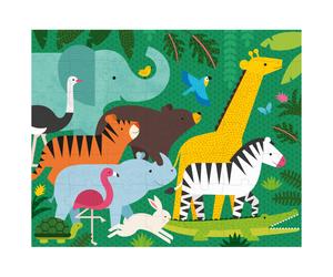 Puzzle Double Face - Ménage Des Animaux Multicolor TU