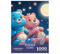 Puzzle d'ours, Puzzle pour Adultes et Enfants. 1000 pièces, Jouet de défi Presque insoluble, Jeu éducatif, décoration intérieure, pour Adultes et Enfants à partir de 14 Ans, 52x38cm/1000 pièces