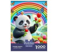 Puzzle d'ours, Puzzle pour Adultes et Enfants. 1000 pièces, Jouet de défi Presque insoluble, Jeux éducatifs, décoration intérieure, pour Adultes et Enfants à partir de 14 Ans, 70x50cm/1000 pièces