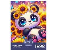 Puzzle d'ours, Puzzle pour Adultes et Enfants. 1000 pièces, Motif d'ours, Jouet de défi Presque insoluble, Jeux éducatifs, décoration intérieure, Cadeau pour Jeux éducatifs, 52x38cm/1000 pièces