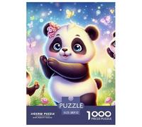 Puzzle d'ours, Puzzle pour Adultes et Enfants. 1000 pièces, Motif d'ours, Jouet de défi Presque insoluble, Jeux éducatifs, décoration intérieure, Cadeau pour Jeux éducatifs, 52x38cm/1000 pièces