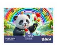 Puzzle d'ours, Puzzles pour Adultes et Enfants. 1000 pièces, Jouet de défi Presque insoluble, Jeux éducatifs, décoration intérieure, pour Adultes et Enfants à partir de 14 Ans, 52x38cm/1000 pièces