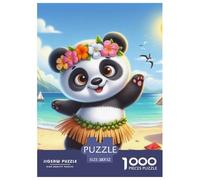 Puzzle d'ours, Puzzles pour Adultes et Enfants. 1000 pièces, Motif d'ours, Jouet de défi Presque insoluble, Jeu éducatif, décoration intérieure, Cadeau pour Jeux éducatifs, 52x38cm/1000 pièces