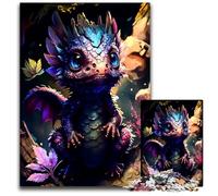 Puzzle Dragon 1000 pièces Puzzles Amusants à la Maison Activités Cadeau d'anniversaire Cadeaux de Voyage 1000 PCS (38x26cm)