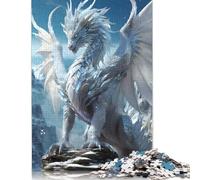 Puzzle Dragon Ancien du Ciel Blanc pour Adultes 1000 Pièces Puzzle Adulte Puzzle Jeu Jouets pour Adultes 1000pcs (75x50cm)